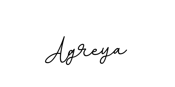 Use a signature maker to create a handwritten signature online. With this signature software, you can design (BallpointsItalic-DORy9) your own signature for name Agreya. Agreya signature style 11 images and pictures png