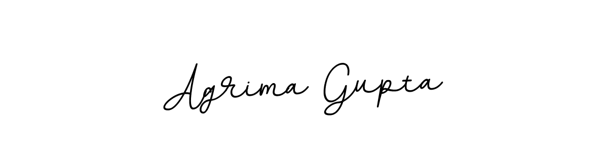 Design your own signature with our free online signature maker. With this signature software, you can create a handwritten (BallpointsItalic-DORy9) signature for name Agrima Gupta. Agrima Gupta signature style 11 images and pictures png