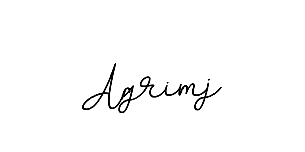 You should practise on your own different ways (BallpointsItalic-DORy9) to write your name (Agrimj) in signature. don't let someone else do it for you. Agrimj signature style 11 images and pictures png