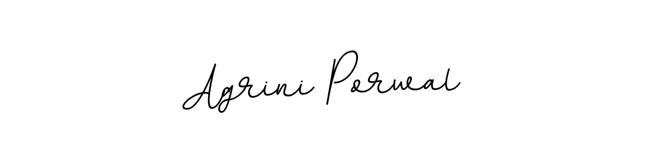 How to make Agrini Porwal signature? BallpointsItalic-DORy9 is a professional autograph style. Create handwritten signature for Agrini Porwal name. Agrini Porwal signature style 11 images and pictures png