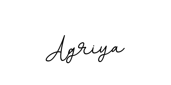 Make a beautiful signature design for name Agriya. With this signature (BallpointsItalic-DORy9) style, you can create a handwritten signature for free. Agriya signature style 11 images and pictures png