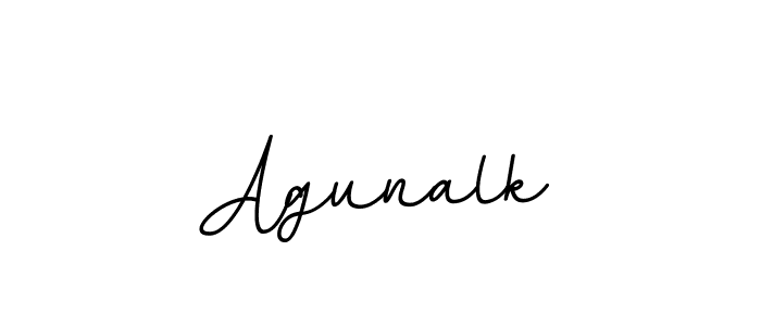 Agunalk stylish signature style. Best Handwritten Sign (BallpointsItalic-DORy9) for my name. Handwritten Signature Collection Ideas for my name Agunalk. Agunalk signature style 11 images and pictures png