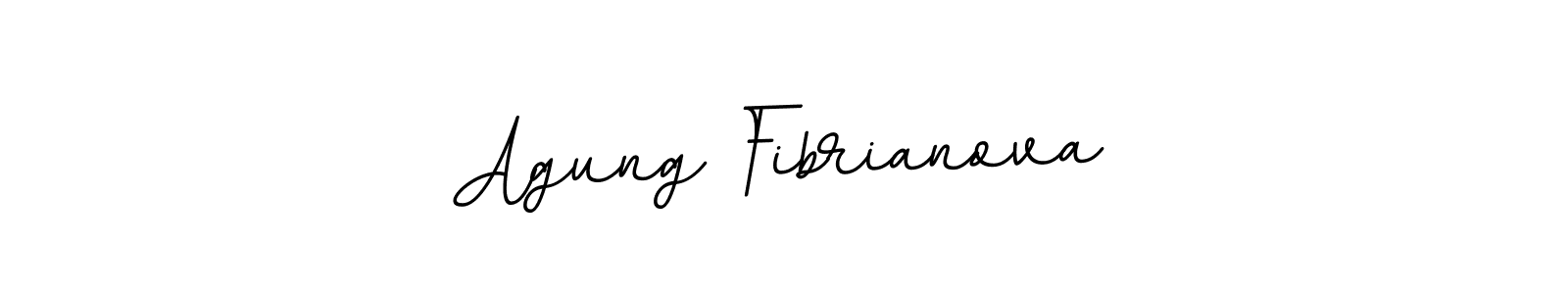 How to make Agung Fibrianova name signature. Use BallpointsItalic-DORy9 style for creating short signs online. This is the latest handwritten sign. Agung Fibrianova signature style 11 images and pictures png