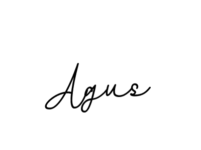 It looks lik you need a new signature style for name Agus. Design unique handwritten (BallpointsItalic-DORy9) signature with our free signature maker in just a few clicks. Agus signature style 11 images and pictures png