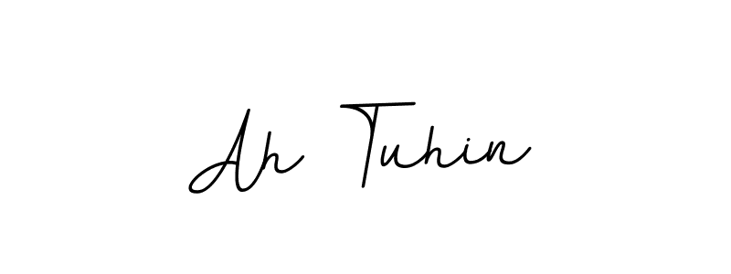 It looks lik you need a new signature style for name Ah Tuhin. Design unique handwritten (BallpointsItalic-DORy9) signature with our free signature maker in just a few clicks. Ah Tuhin signature style 11 images and pictures png