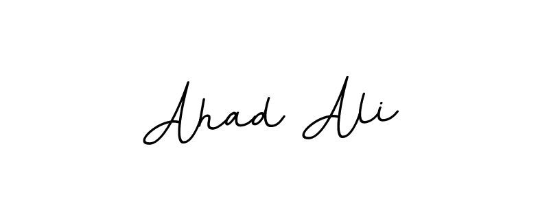 Make a beautiful signature design for name Ahad Ali. With this signature (BallpointsItalic-DORy9) style, you can create a handwritten signature for free. Ahad Ali signature style 11 images and pictures png