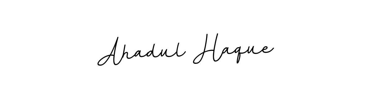 You should practise on your own different ways (BallpointsItalic-DORy9) to write your name (Ahadul Haque) in signature. don't let someone else do it for you. Ahadul Haque signature style 11 images and pictures png