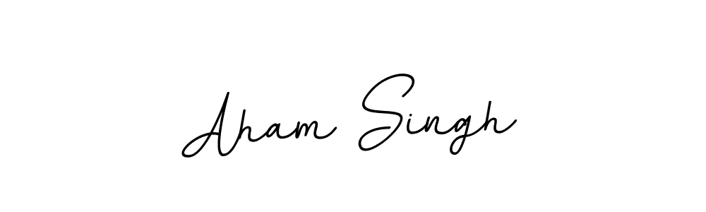 if you are searching for the best signature style for your name Aham Singh. so please give up your signature search. here we have designed multiple signature styles  using BallpointsItalic-DORy9. Aham Singh signature style 11 images and pictures png