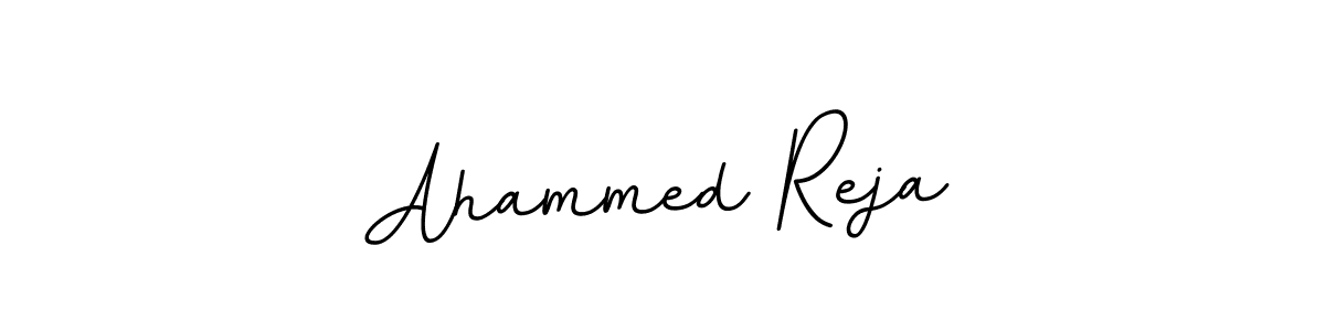 The best way (BallpointsItalic-DORy9) to make a short signature is to pick only two or three words in your name. The name Ahammed Reja include a total of six letters. For converting this name. Ahammed Reja signature style 11 images and pictures png