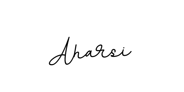 The best way (BallpointsItalic-DORy9) to make a short signature is to pick only two or three words in your name. The name Aharsi include a total of six letters. For converting this name. Aharsi signature style 11 images and pictures png