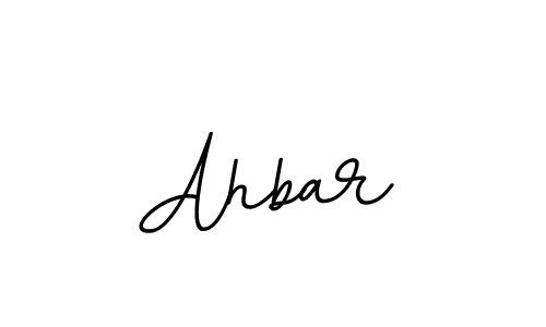 You should practise on your own different ways (BallpointsItalic-DORy9) to write your name (Ahbar) in signature. don't let someone else do it for you. Ahbar signature style 11 images and pictures png