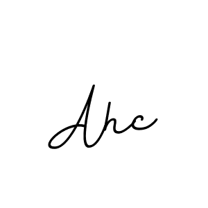 Make a beautiful signature design for name Ahc. With this signature (BallpointsItalic-DORy9) style, you can create a handwritten signature for free. Ahc signature style 11 images and pictures png