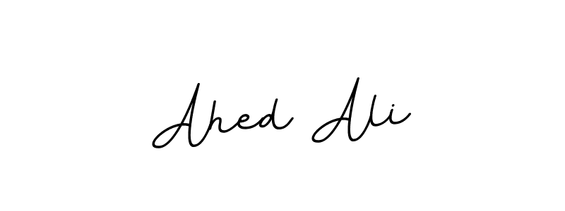 How to make Ahed Ali signature? BallpointsItalic-DORy9 is a professional autograph style. Create handwritten signature for Ahed Ali name. Ahed Ali signature style 11 images and pictures png