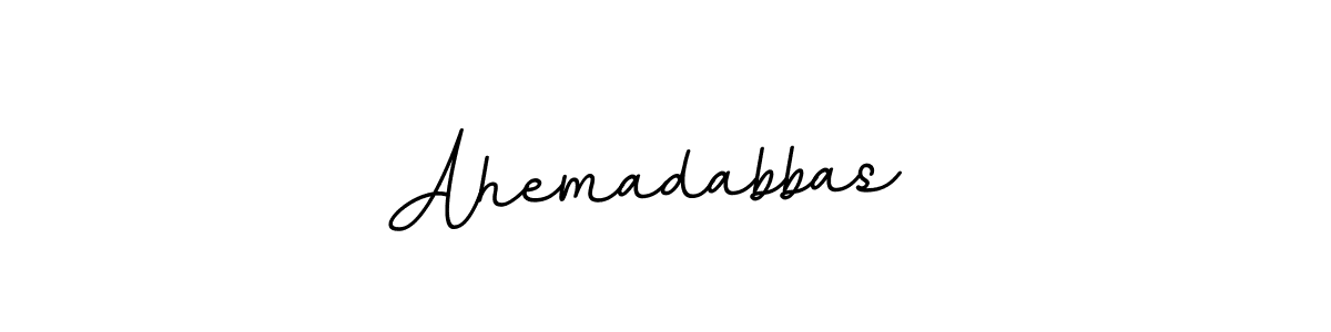 Create a beautiful signature design for name Ahemadabbas . With this signature (BallpointsItalic-DORy9) fonts, you can make a handwritten signature for free. Ahemadabbas  signature style 11 images and pictures png