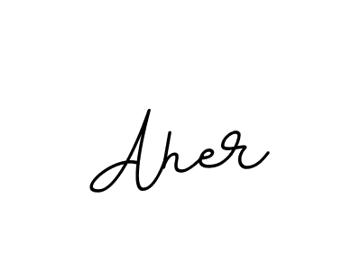 Make a beautiful signature design for name Aher. With this signature (BallpointsItalic-DORy9) style, you can create a handwritten signature for free. Aher signature style 11 images and pictures png
