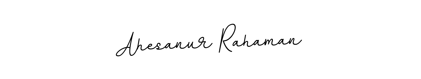 Make a beautiful signature design for name Ahesanur Rahaman. With this signature (BallpointsItalic-DORy9) style, you can create a handwritten signature for free. Ahesanur Rahaman signature style 11 images and pictures png