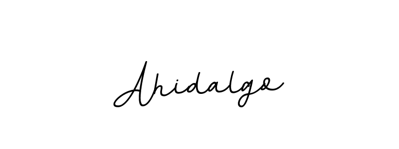 You should practise on your own different ways (BallpointsItalic-DORy9) to write your name (Ahidalgo) in signature. don't let someone else do it for you. Ahidalgo signature style 11 images and pictures png