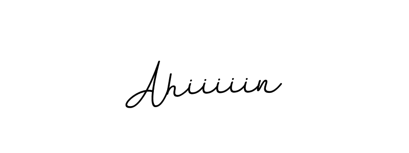 The best way (BallpointsItalic-DORy9) to make a short signature is to pick only two or three words in your name. The name Ahiiiiin include a total of six letters. For converting this name. Ahiiiiin signature style 11 images and pictures png