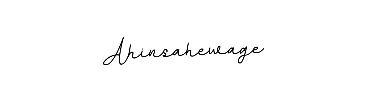 It looks lik you need a new signature style for name Ahinsahewage. Design unique handwritten (BallpointsItalic-DORy9) signature with our free signature maker in just a few clicks. Ahinsahewage signature style 11 images and pictures png