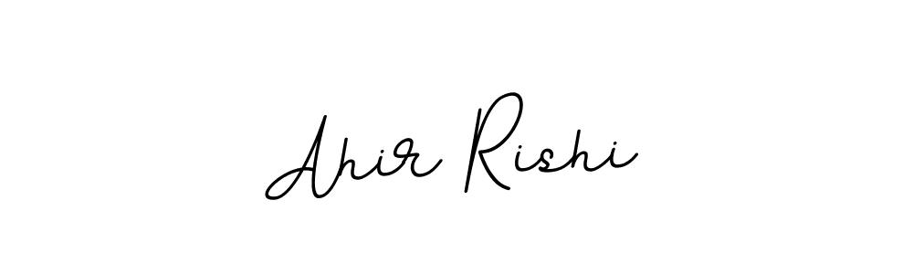 Make a beautiful signature design for name Ahir Rishi. With this signature (BallpointsItalic-DORy9) style, you can create a handwritten signature for free. Ahir Rishi signature style 11 images and pictures png