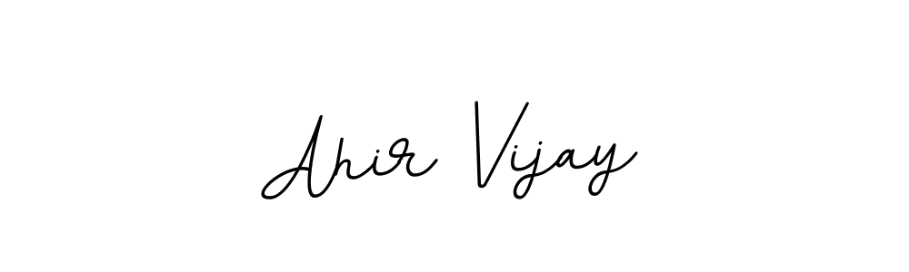 The best way (BallpointsItalic-DORy9) to make a short signature is to pick only two or three words in your name. The name Ahir Vijay include a total of six letters. For converting this name. Ahir Vijay signature style 11 images and pictures png