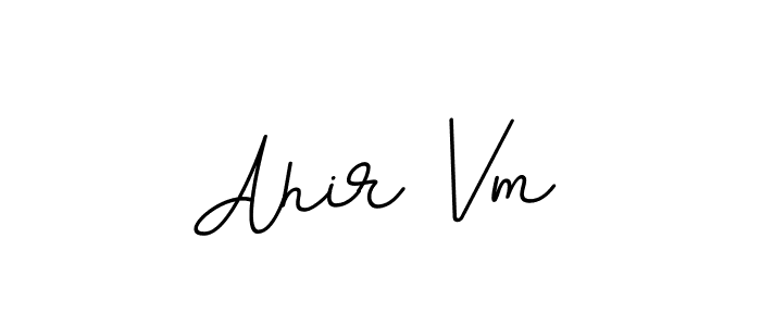 You should practise on your own different ways (BallpointsItalic-DORy9) to write your name (Ahir Vm) in signature. don't let someone else do it for you. Ahir Vm signature style 11 images and pictures png