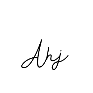 How to make Ahj name signature. Use BallpointsItalic-DORy9 style for creating short signs online. This is the latest handwritten sign. Ahj signature style 11 images and pictures png