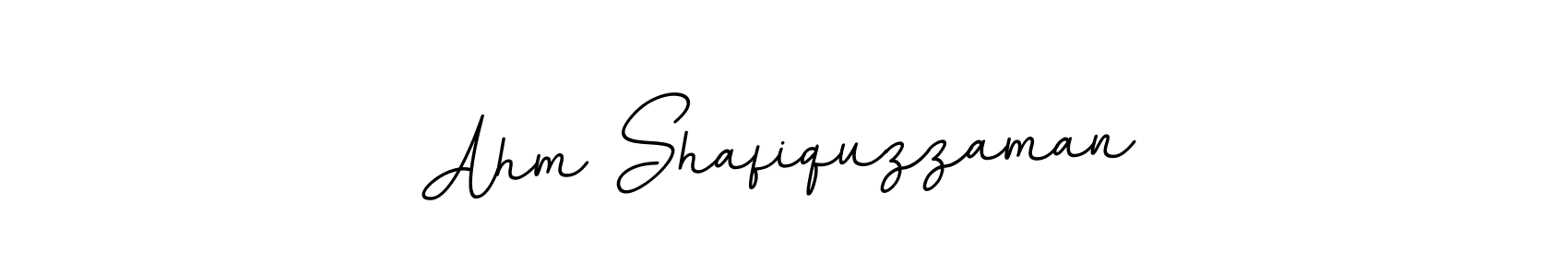 This is the best signature style for the Ahm Shafiquzzaman name. Also you like these signature font (BallpointsItalic-DORy9). Mix name signature. Ahm Shafiquzzaman signature style 11 images and pictures png