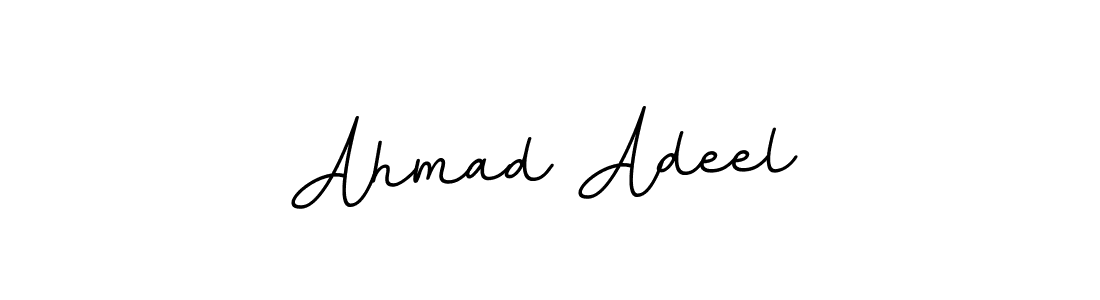 How to make Ahmad Adeel name signature. Use BallpointsItalic-DORy9 style for creating short signs online. This is the latest handwritten sign. Ahmad Adeel signature style 11 images and pictures png