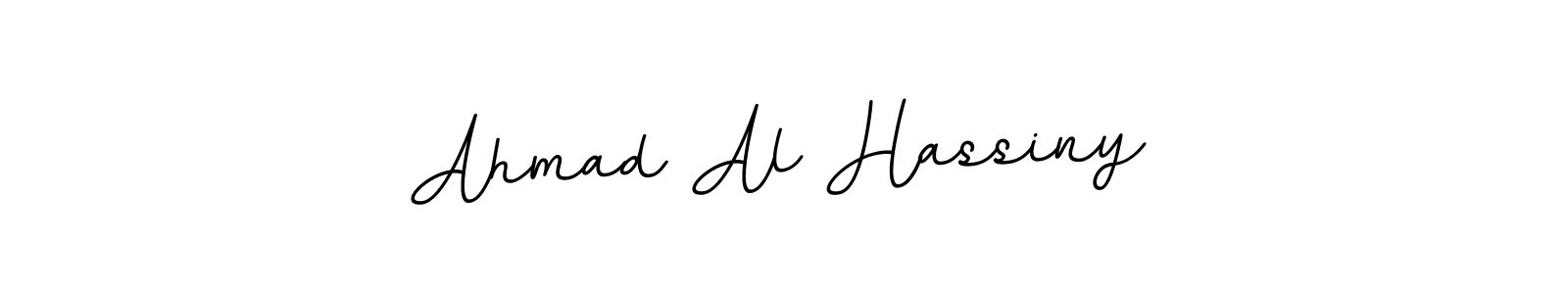 Create a beautiful signature design for name Ahmad Al Hassiny. With this signature (BallpointsItalic-DORy9) fonts, you can make a handwritten signature for free. Ahmad Al Hassiny signature style 11 images and pictures png