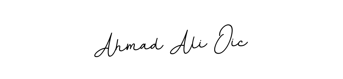 Also we have Ahmad Ali Oic name is the best signature style. Create professional handwritten signature collection using BallpointsItalic-DORy9 autograph style. Ahmad Ali Oic signature style 11 images and pictures png