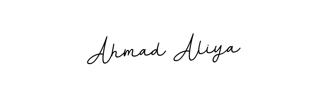 The best way (BallpointsItalic-DORy9) to make a short signature is to pick only two or three words in your name. The name Ahmad Aliya include a total of six letters. For converting this name. Ahmad Aliya signature style 11 images and pictures png