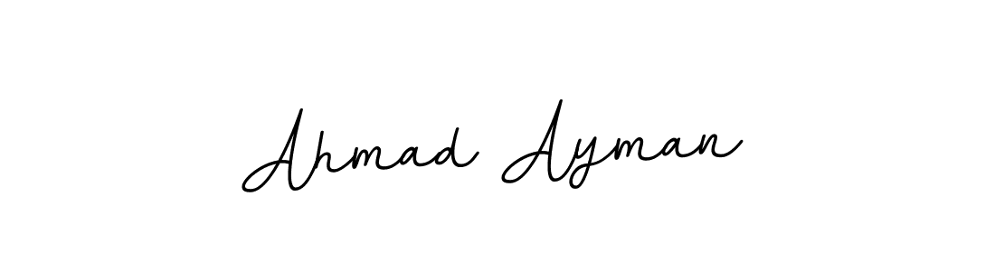 BallpointsItalic-DORy9 is a professional signature style that is perfect for those who want to add a touch of class to their signature. It is also a great choice for those who want to make their signature more unique. Get Ahmad Ayman name to fancy signature for free. Ahmad Ayman signature style 11 images and pictures png