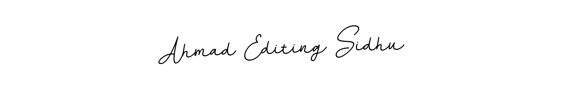 Make a beautiful signature design for name Ahmad Editing Sidhu. Use this online signature maker to create a handwritten signature for free. Ahmad Editing Sidhu signature style 11 images and pictures png