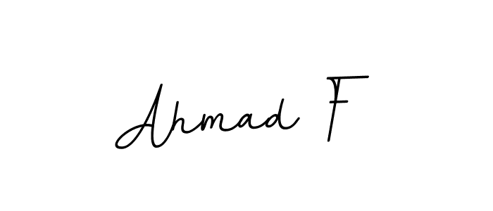 Make a beautiful signature design for name Ahmad F. Use this online signature maker to create a handwritten signature for free. Ahmad F signature style 11 images and pictures png