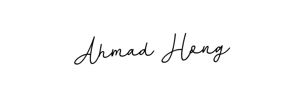Ahmad Hong stylish signature style. Best Handwritten Sign (BallpointsItalic-DORy9) for my name. Handwritten Signature Collection Ideas for my name Ahmad Hong. Ahmad Hong signature style 11 images and pictures png