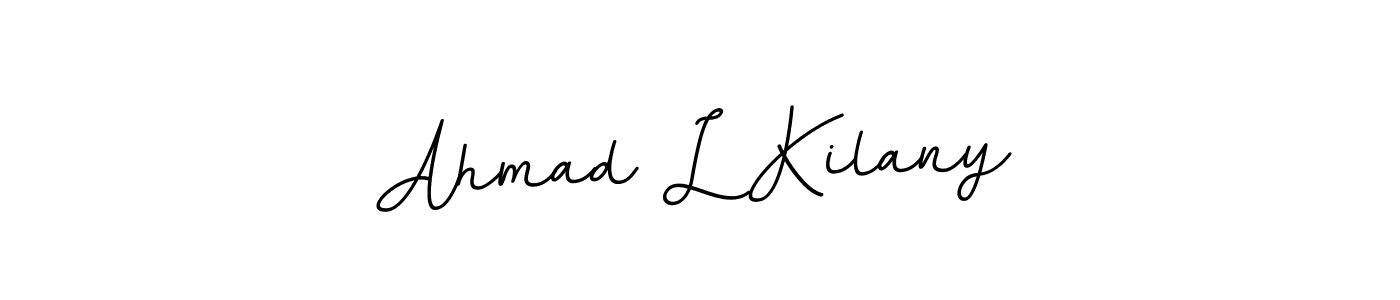 Create a beautiful signature design for name Ahmad L Kilany. With this signature (BallpointsItalic-DORy9) fonts, you can make a handwritten signature for free. Ahmad L Kilany signature style 11 images and pictures png