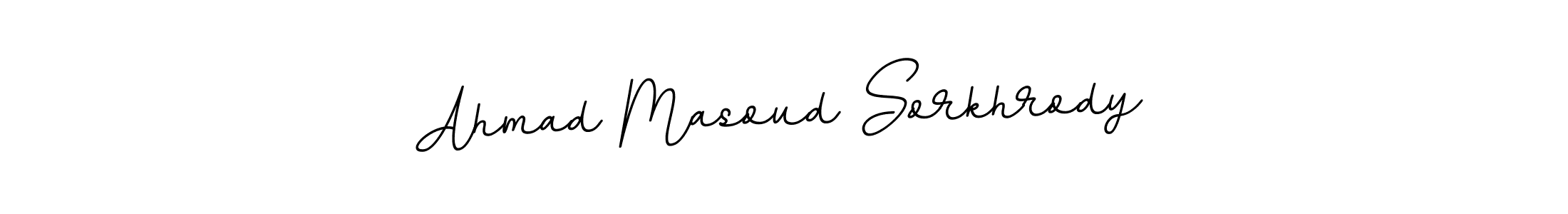 Use a signature maker to create a handwritten signature online. With this signature software, you can design (BallpointsItalic-DORy9) your own signature for name Ahmad Masoud Sorkhrody. Ahmad Masoud Sorkhrody signature style 11 images and pictures png