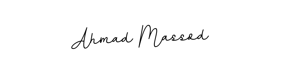 How to make Ahmad Massod name signature. Use BallpointsItalic-DORy9 style for creating short signs online. This is the latest handwritten sign. Ahmad Massod signature style 11 images and pictures png