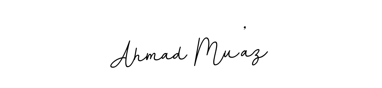 See photos of Ahmad Mu’az official signature by Spectra . Check more albums & portfolios. Read reviews & check more about BallpointsItalic-DORy9 font. Ahmad Mu’az signature style 11 images and pictures png