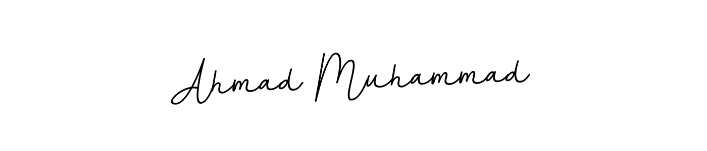 It looks lik you need a new signature style for name Ahmad Muhammad. Design unique handwritten (BallpointsItalic-DORy9) signature with our free signature maker in just a few clicks. Ahmad Muhammad signature style 11 images and pictures png