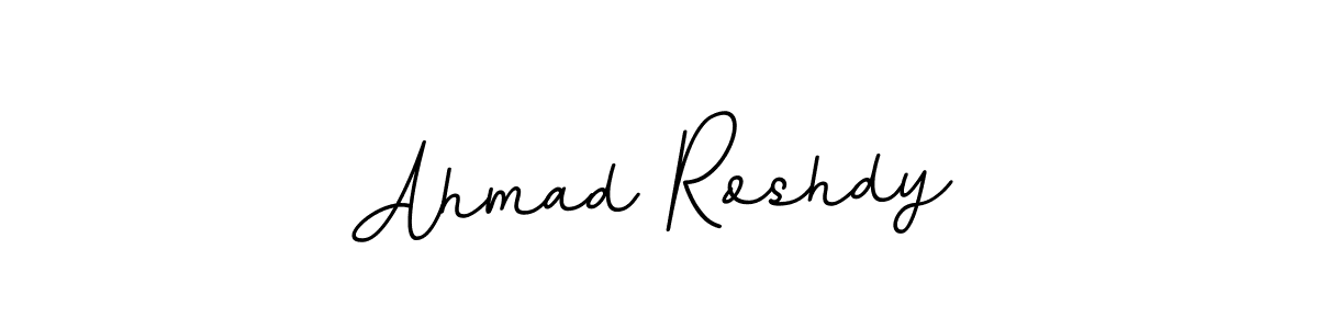 BallpointsItalic-DORy9 is a professional signature style that is perfect for those who want to add a touch of class to their signature. It is also a great choice for those who want to make their signature more unique. Get Ahmad Roshdy name to fancy signature for free. Ahmad Roshdy signature style 11 images and pictures png