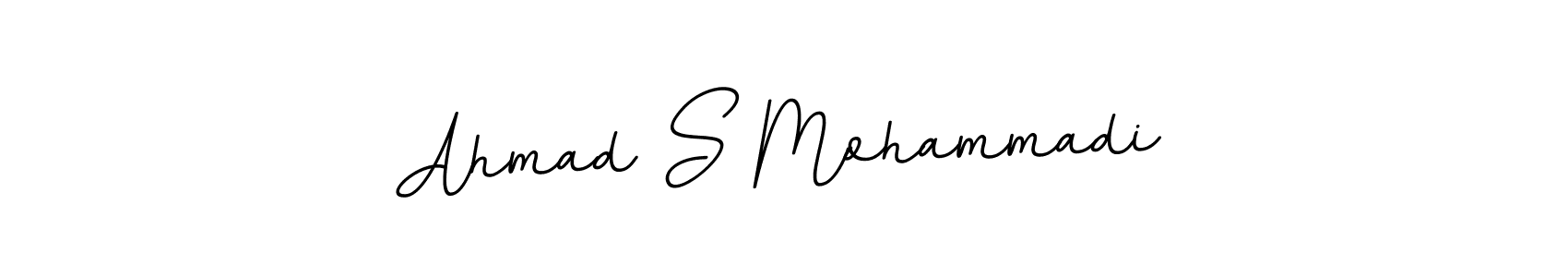 if you are searching for the best signature style for your name Ahmad S Mohammadi. so please give up your signature search. here we have designed multiple signature styles  using BallpointsItalic-DORy9. Ahmad S Mohammadi signature style 11 images and pictures png