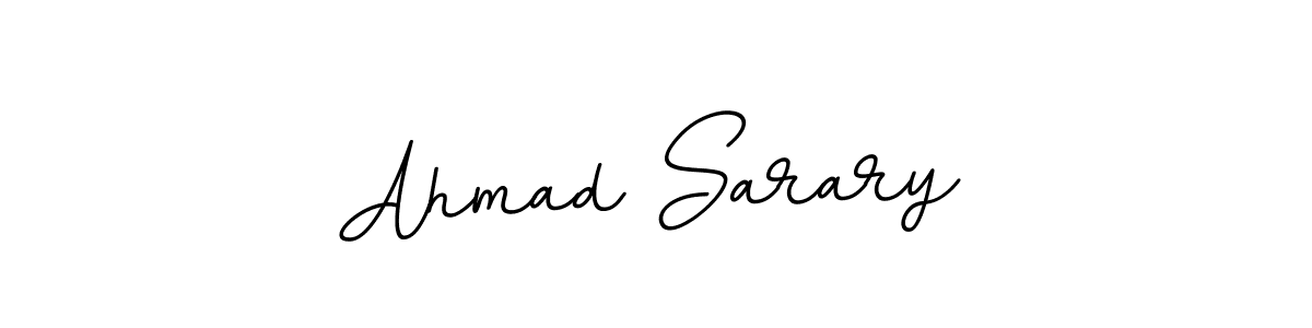 How to make Ahmad Sarary name signature. Use BallpointsItalic-DORy9 style for creating short signs online. This is the latest handwritten sign. Ahmad Sarary signature style 11 images and pictures png