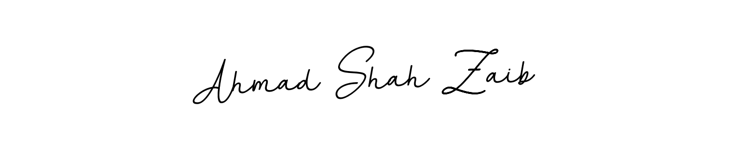 You should practise on your own different ways (BallpointsItalic-DORy9) to write your name (Ahmad Shah Zaib) in signature. don't let someone else do it for you. Ahmad Shah Zaib signature style 11 images and pictures png