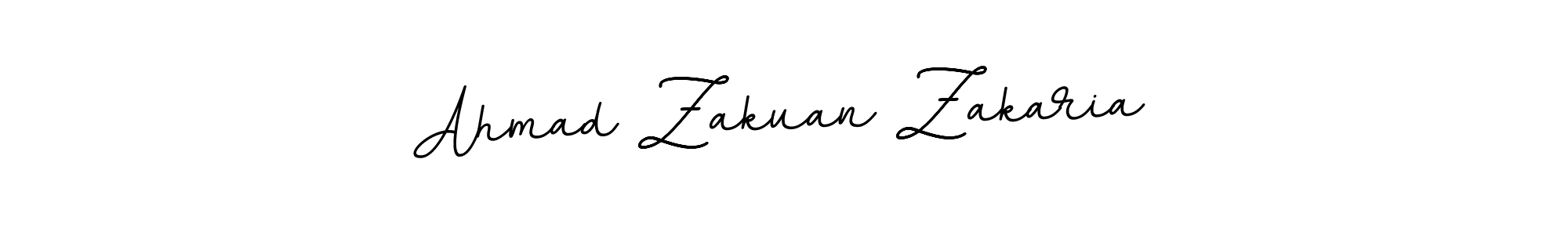 This is the best signature style for the Ahmad Zakuan Zakaria name. Also you like these signature font (BallpointsItalic-DORy9). Mix name signature. Ahmad Zakuan Zakaria signature style 11 images and pictures png