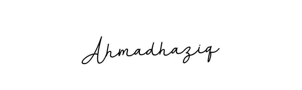 Ahmadhaziq stylish signature style. Best Handwritten Sign (BallpointsItalic-DORy9) for my name. Handwritten Signature Collection Ideas for my name Ahmadhaziq. Ahmadhaziq signature style 11 images and pictures png