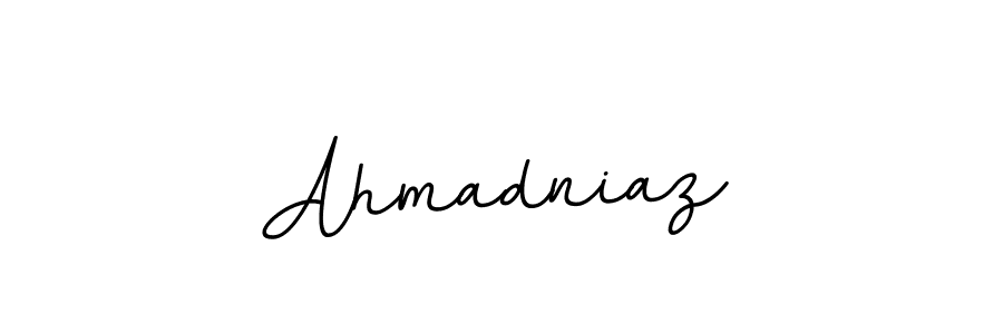 This is the best signature style for the Ahmadniaz name. Also you like these signature font (BallpointsItalic-DORy9). Mix name signature. Ahmadniaz signature style 11 images and pictures png