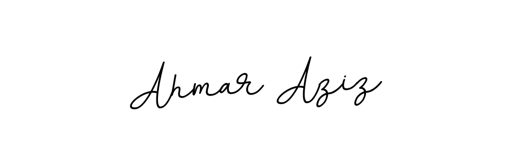 This is the best signature style for the Ahmar Aziz name. Also you like these signature font (BallpointsItalic-DORy9). Mix name signature. Ahmar Aziz signature style 11 images and pictures png