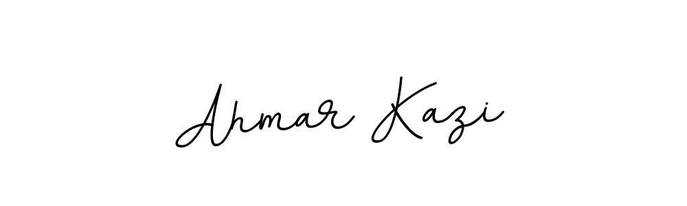 You should practise on your own different ways (BallpointsItalic-DORy9) to write your name (Ahmar Kazi) in signature. don't let someone else do it for you. Ahmar Kazi signature style 11 images and pictures png